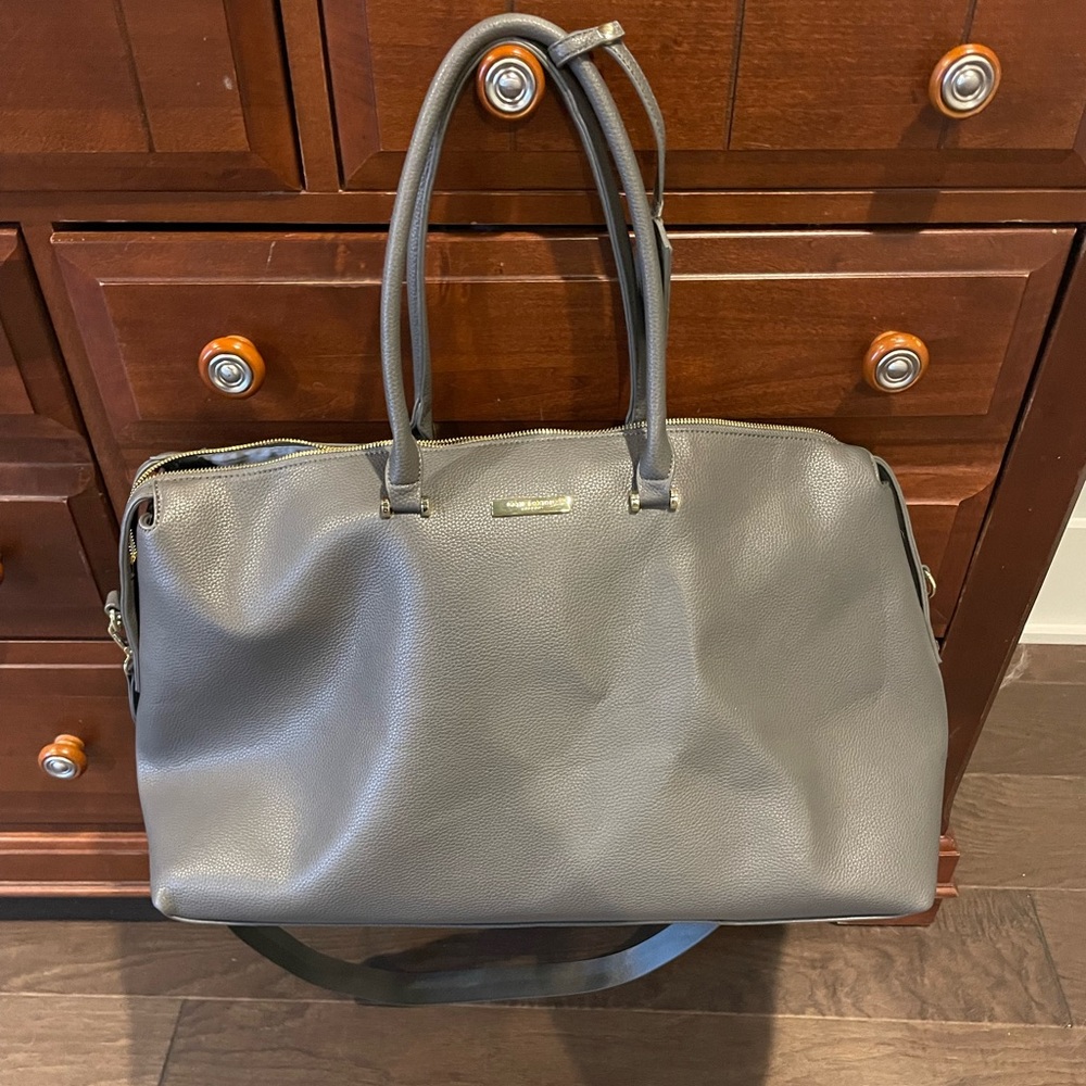 Large Grey Weekender bag
